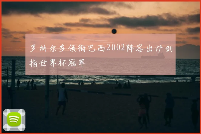 罗纳尔多领衔巴西2002阵容出炉剑指世界杯冠军