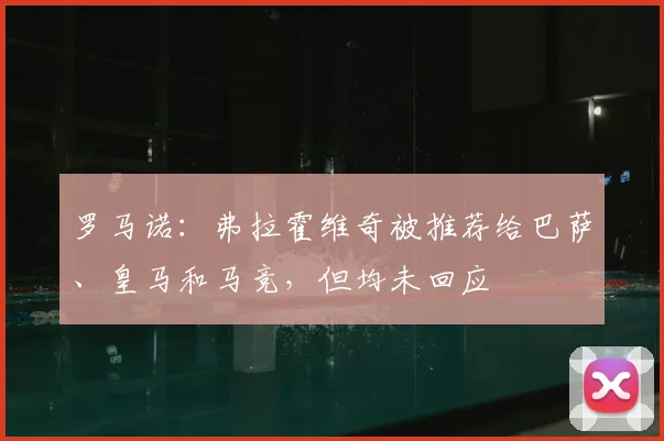 罗马诺:弗拉霍维奇被推荐给巴萨、皇马和马竞,但均未回应